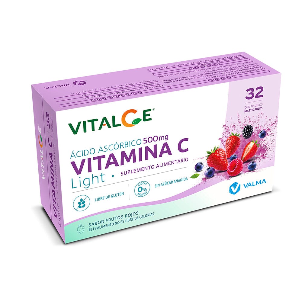 Vitamina C Ligth 500 mg x 32 Comprimidos Masticables VALMA